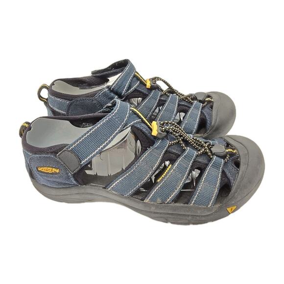 Keen Newport H2 Sandals Mens 6 Navy Blue Closed Toe Water Hiking Sport Hybrid - Picture 4 of 10
